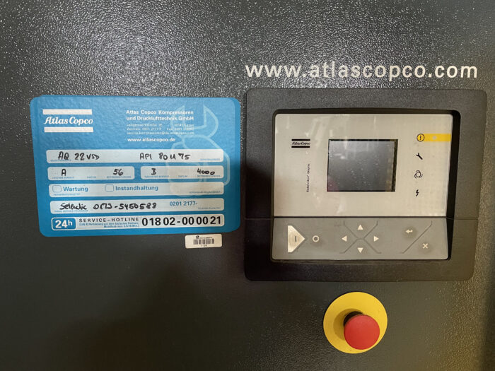Schraubenkompressor Atlas Copco mit Trockner