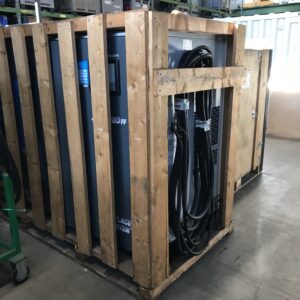 Screw compressor with dryer