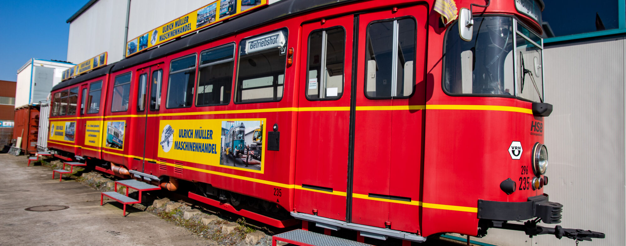 Straßenbahn GT 6 als Eventlocation