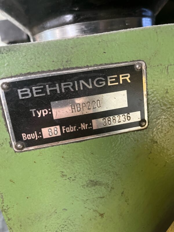 Bandsägeautomat Behringer